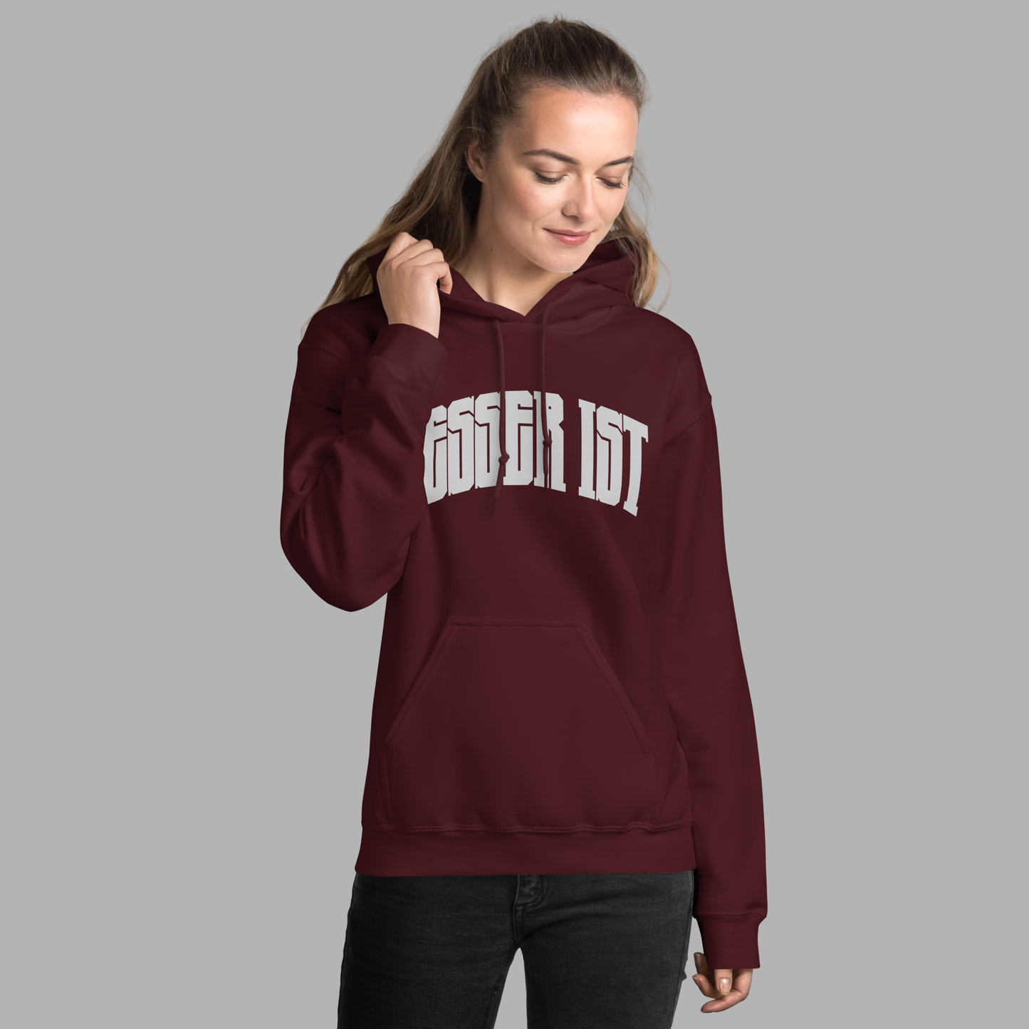 BESSER IST Front Curved - Classic Hoodie