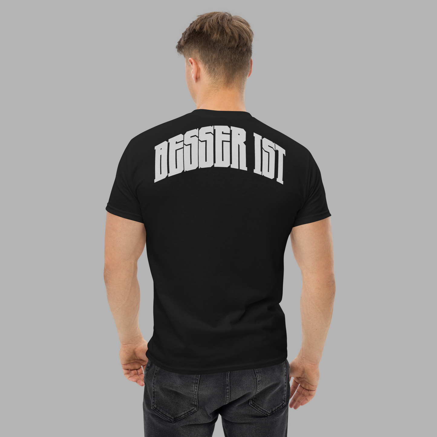BESSER IST Back Curved - Classic T-Shirt black