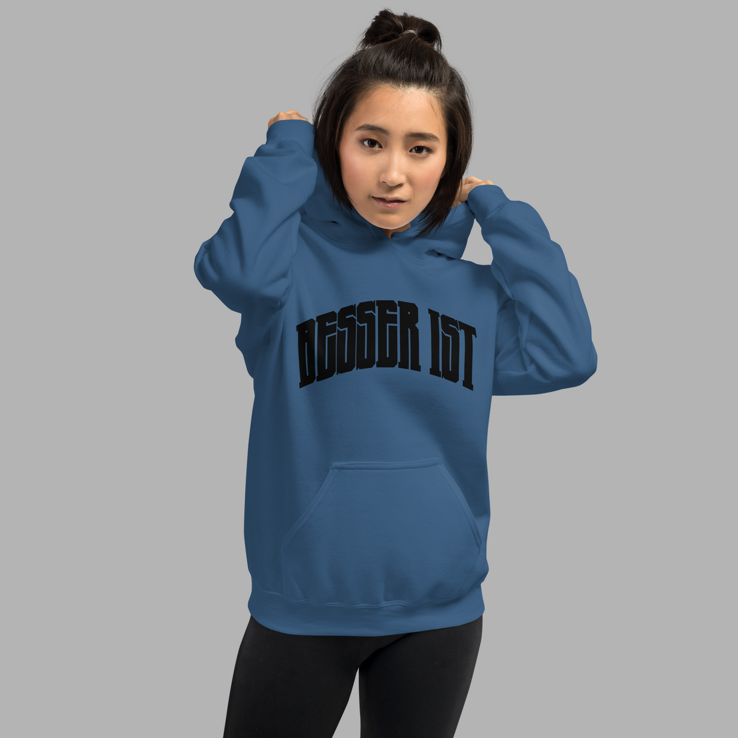 BESSER IST Front Curved - Classic Hoodie
