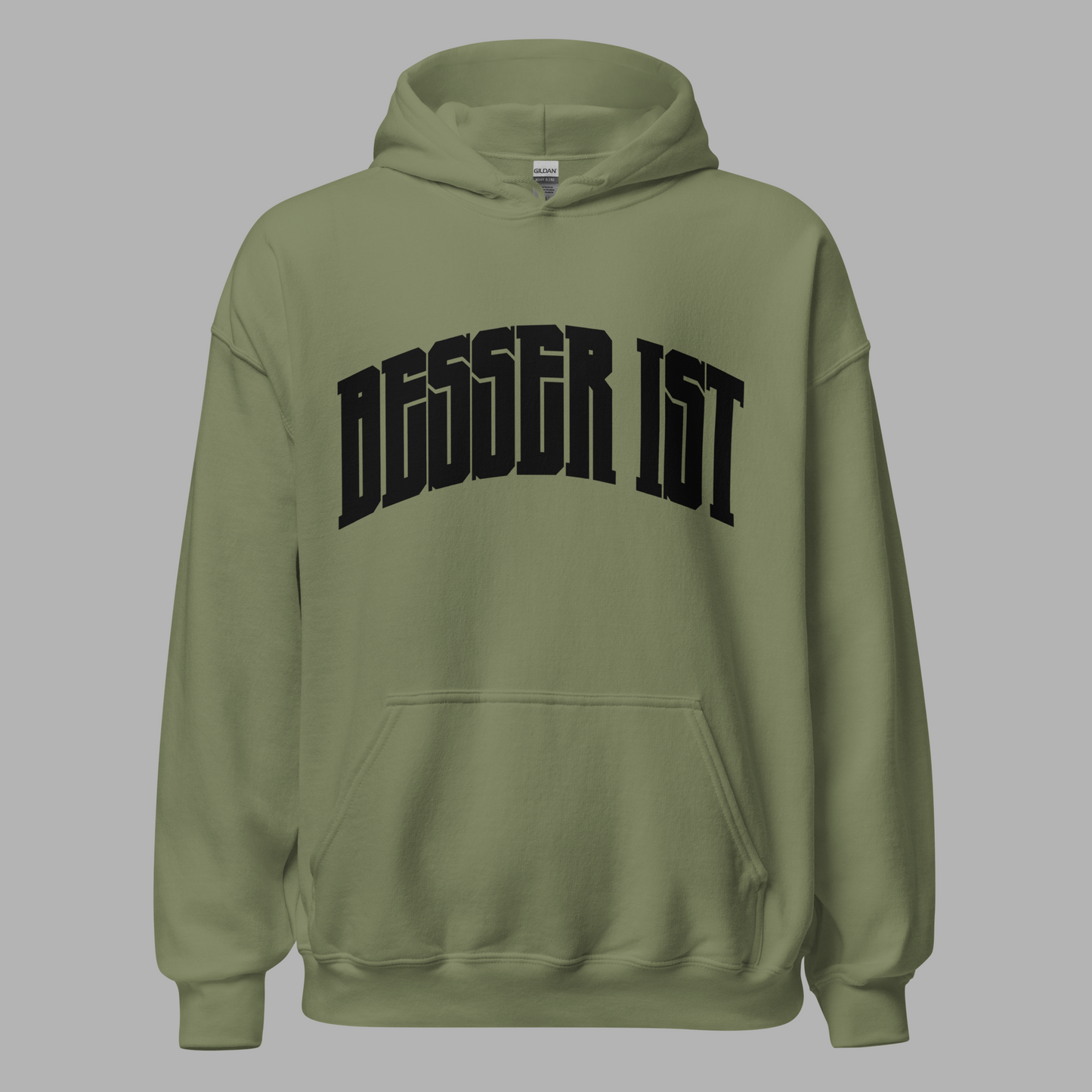 BESSER IST Front Curved - Classic Hoodie