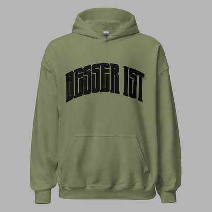 BESSER IST Front Curved - Classic Hoodie