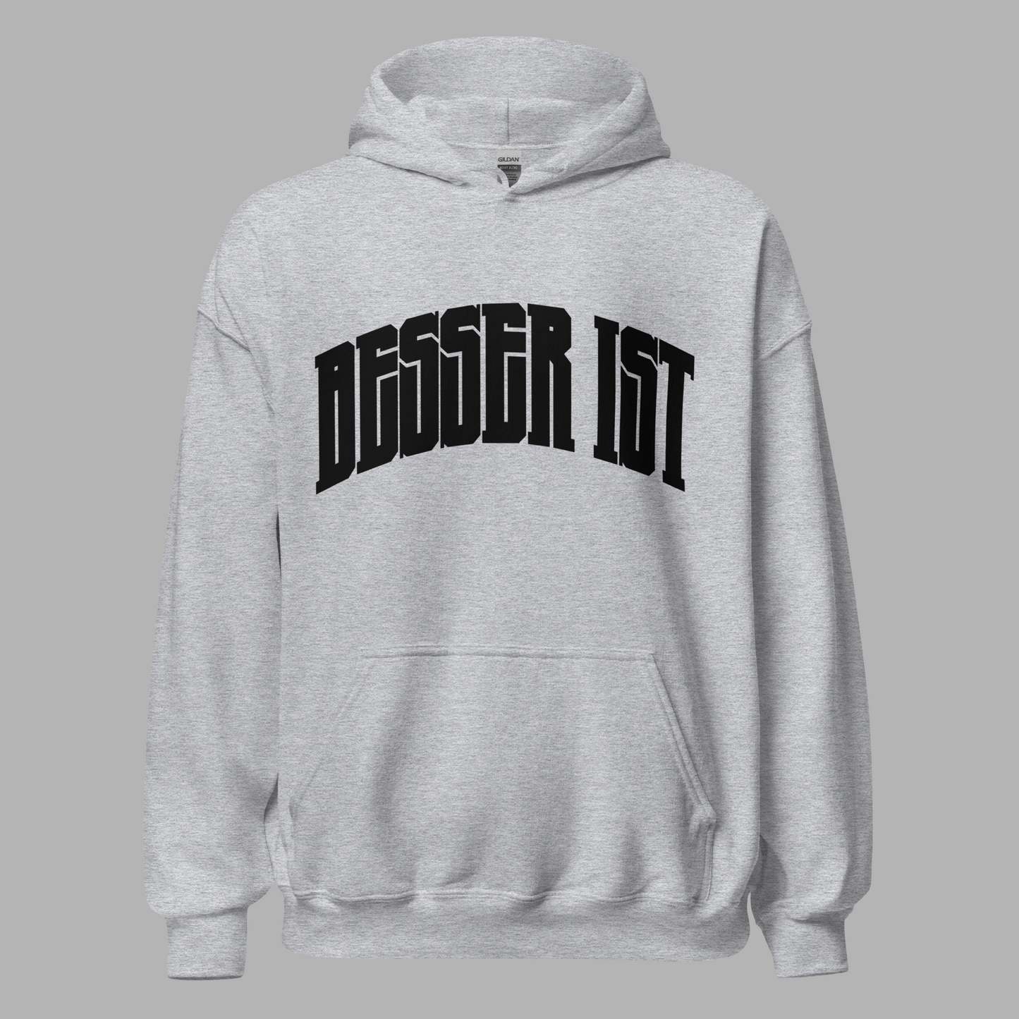 BESSER IST Front Curved - Classic Hoodie