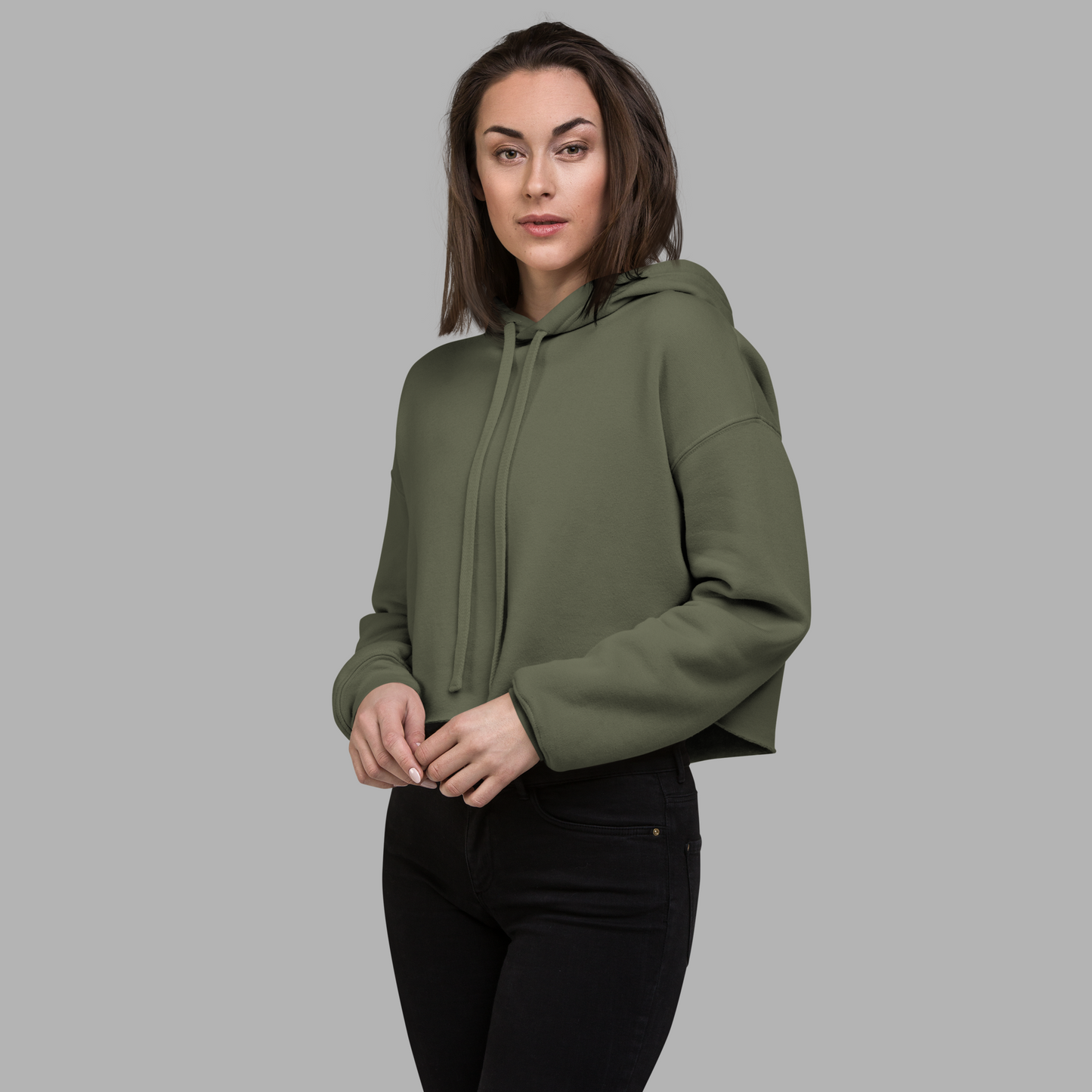WE ARE ALL MISSED - Crop-Hoodie