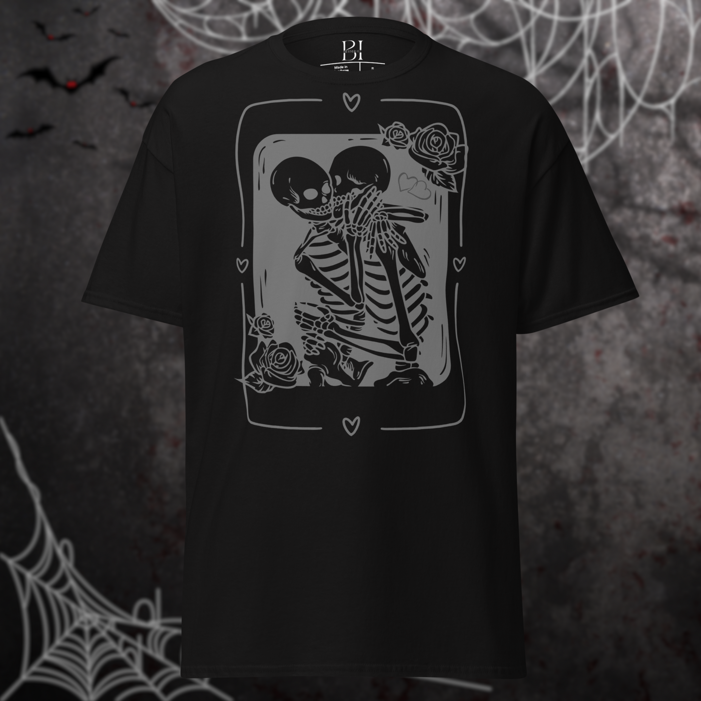 Skelett Liebesgeflüster - T-Shirt