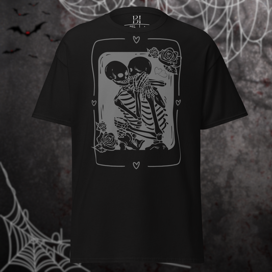 Skelett Liebesgeflüster - T-Shirt