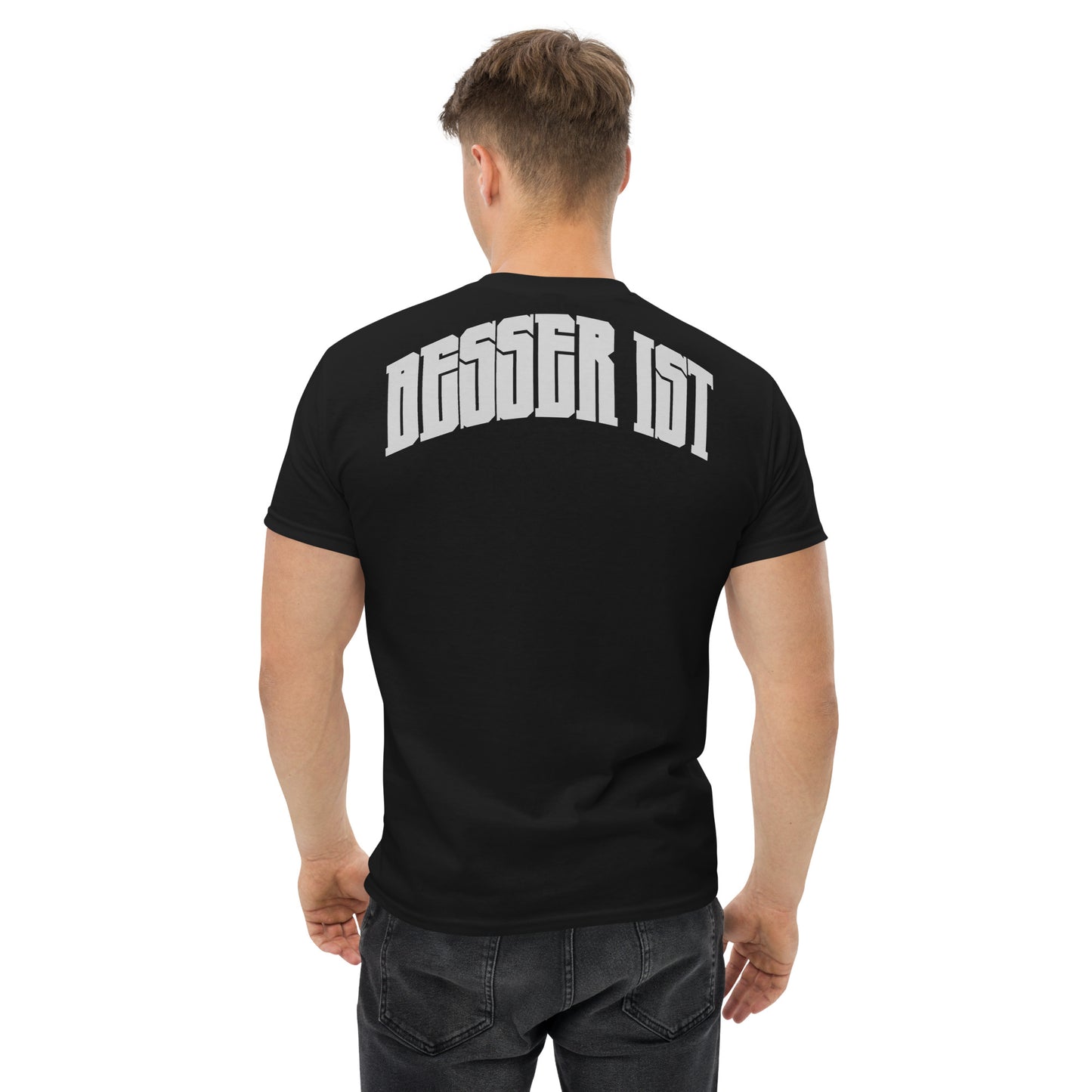 BESSER IST Back Curved - Classic T-Shirt black
